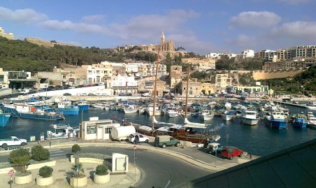 Fischereihafen in Mgarr, Gozo