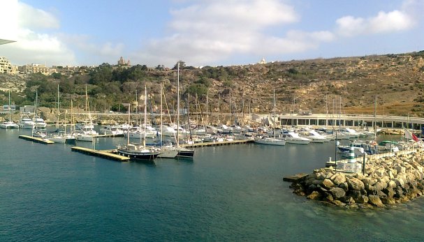 Gozo Marina, Rovers Ruheplatz für 2 Monate