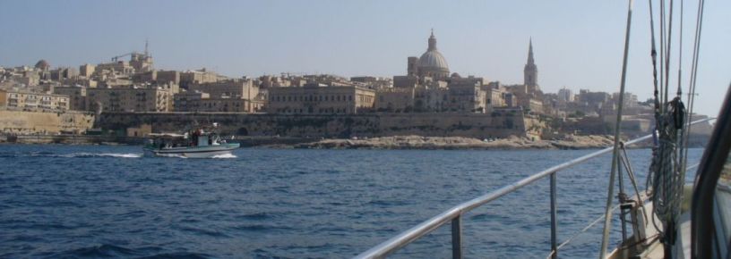 wir laufen La Valletta an